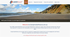 Desktop Screenshot of campertrailerfinance.com.au