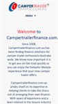 Mobile Screenshot of campertrailerfinance.com.au